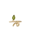 Bea Bongiasca B Half Ring In Peridot & Panna