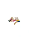 BEA BONGIASCA B MULTICOLORED RING