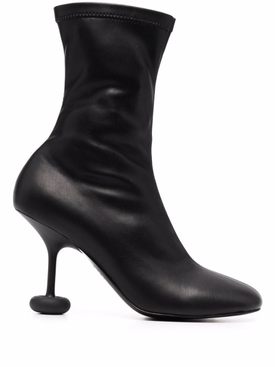 Stella Mccartney Shroom Stretch 95mm Boots In Black