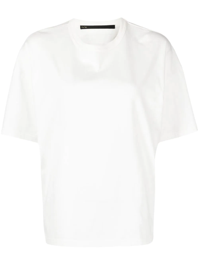 Muller Of Yoshiokubo Drop-shoulder Cotton T-shirt In White