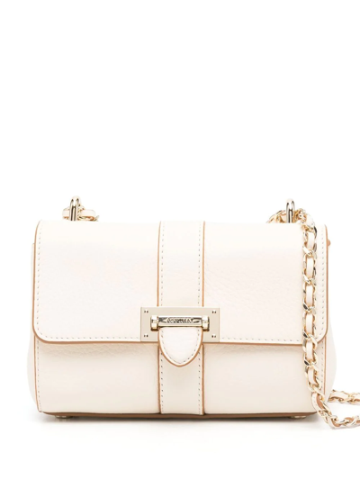 Aspinal Of London Lottie Leather Shoulder Bag In Weiss