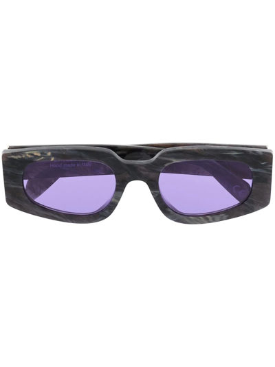 Retrosuperfuture Square Tinted Sunglasses In Blau