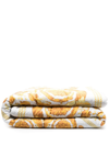 Versace Barrocco Padded Comforter In Weiss