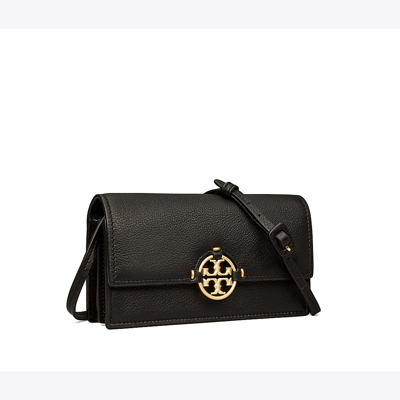 Tory Burch Miller Wallet Crossbody In Black