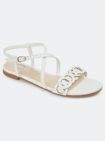 Journee Collection Collection Women's Jalia Sandal In White