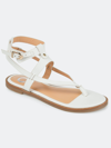 Journee Collection Women's Tru Comfort Foam Tangie Sandal In White
