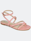 Journee Collection Women's Serissa Sandal In Pink