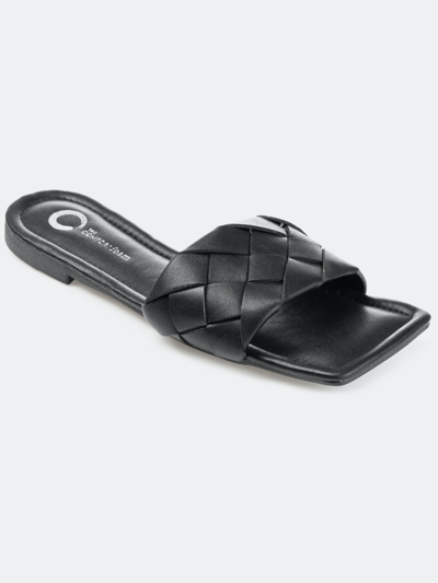 Journee Collection Collection Women's Tru Comfort Foam Cassay Sandal In Black