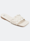Journee Collection Collection Women's Tru Comfort Foam Cassay Sandal In White