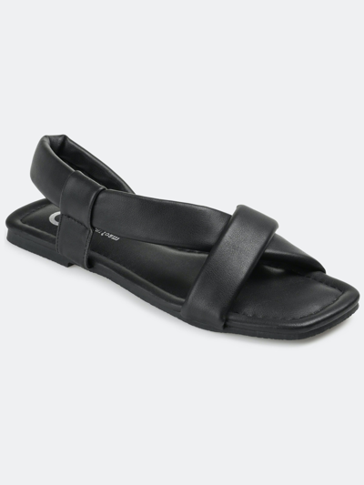 Journee Collection Collection Women's Tru Comfort Foam Jaymie Sandal In Black
