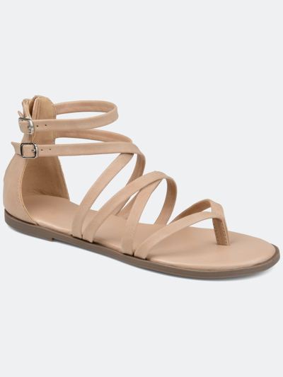 Journee Collection Collection Women's Tru Comfort Foam Zailie Sandal In Taupe