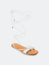 Journee Collection Women's Tru Comfort Foam Jiyrie Sandal In White
