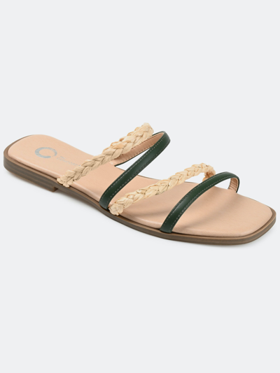 Journee Collection Collection Women's Tru Comfort Foam Brinna Sandal In Green