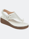 Journee Collection Collection Women's Mckell Sandal In White