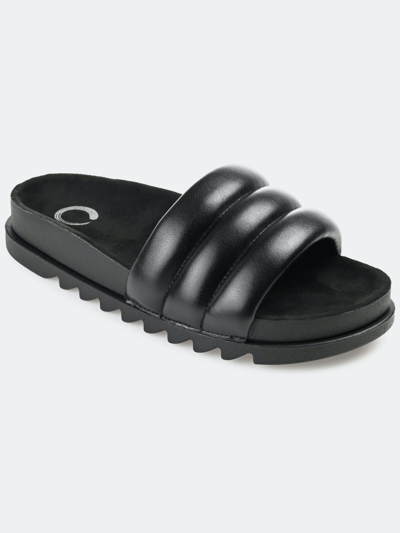 Journee Collection Collection Women's Tru Comfort Foam Lazro Sandal In Black
