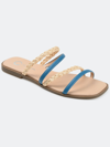 Journee Collection Collection Women's Tru Comfort Foam Brinna Sandal In Blue