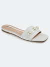 Journee Collection Women's Leonie Slide In White