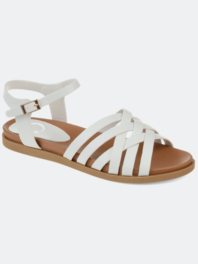Journee Collection Collection Women's Kimmie Sandal In White