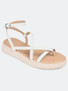 Journee Collection Women's Tru Comfort Foam Jeselia Sandal In White