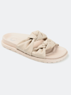 Journee Collection Women's Melanie Sandal In White