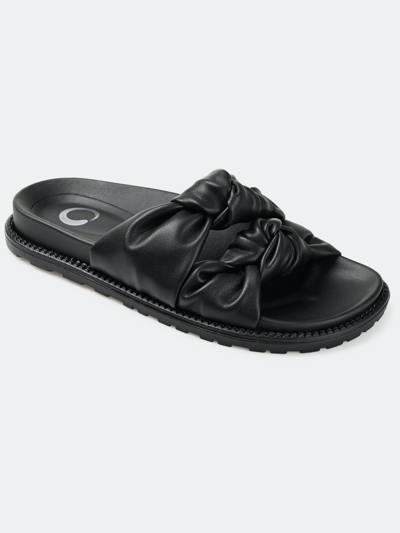 Journee Collection Collection Women's Melanie Sandal In Black