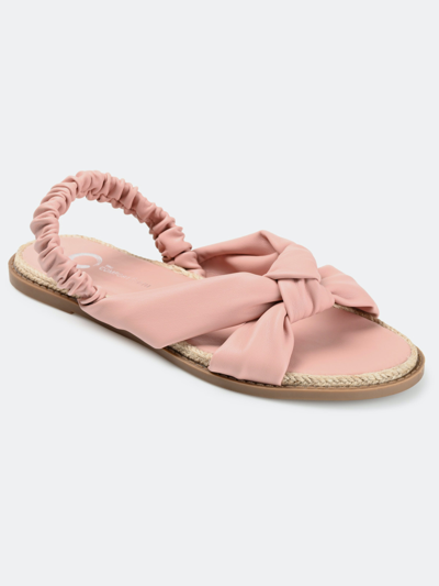 Journee Collection Collection Women's Kiandra Sandal In Pink