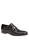 To Boot New York Bankston Cap Toe Double Strap Monk Shoe In Black