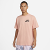 Nike Sb Logo Skate T-shirt In Orange