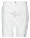 IMPURE IMPURE MAN SHORTS & BERMUDA SHORTS IVORY SIZE 30 COTTON, ELASTANE