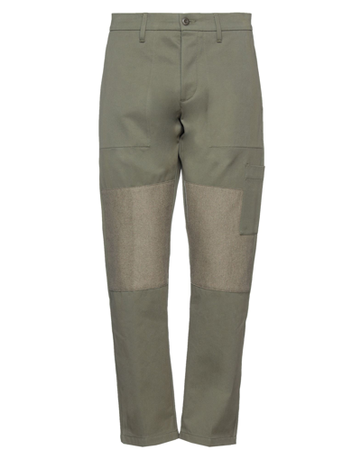 Siviglia White Pants In Military Green