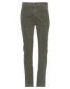 Four.ten Industry 4/10 Four. Ten Industry Man Pants Green Size 38 Cotton, Tencel, Elastane In Military Green