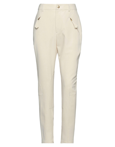 Boutique Moschino Pants In Ivory
