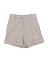 VICOLO VICOLO TODDLER GIRL SHORTS & BERMUDA SHORTS BEIGE SIZE 6 LYOCELL