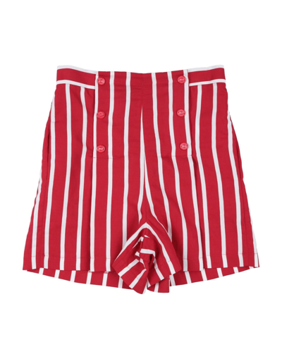 Monnalisa Kids'  Toddler Girl Shorts & Bermuda Shorts Red Size 7 Viscose, Polyester