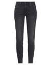 Frame Woman Jeans Black Size 24 Cotton, Modal, Polyester, Elastane In Black