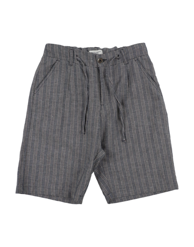 Paolo Pecora Babies'  Toddler Boy Shorts & Bermuda Shorts Midnight Blue Size 6 Cotton, Linen In Dark Blue