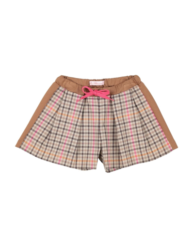 Miss Blumarine Kids'  Toddler Girl Shorts & Bermuda Shorts Beige Size 5 Cotton, Polyamide, Polyester