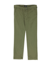 Entre Amis Garçon Kids' Pants In Military Green