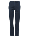 Department Five Department 5 Man Pants Midnight Blue Size 30 Cotton, Elastane In Blue