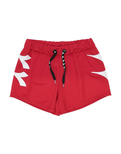 Diadora Kids' Shorts & Bermuda Shorts In Red