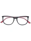 GUCCI GUCCI EYEWEAR SQUARE FRAME GLASSES - BLACK,GG376811545320