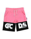 Gcds Mini Kids' Shorts & Bermuda Shorts In Pink