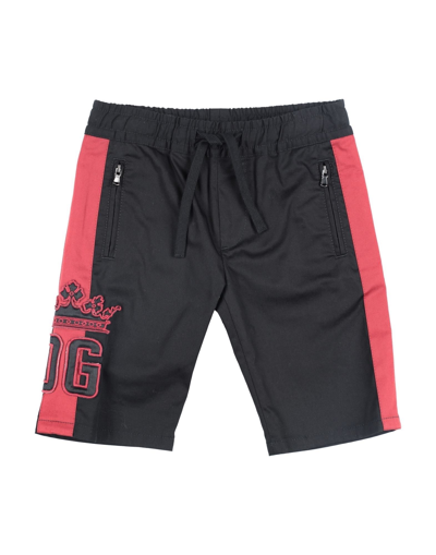 Dolce & Gabbana Kids' Shorts & Bermuda Shorts In Black