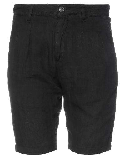 Cedilla Man Shorts & Bermuda Shorts Black Size 30 Cotton, Elastane