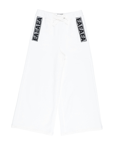 Emporio Armani Kids'  Toddler Girl Shorts & Bermuda Shorts White Size 6 Cotton, Viscose