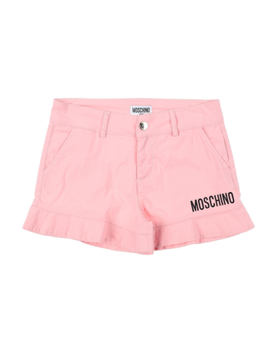 Moschino Teen Kids' Shorts & Bermuda Shorts In Salmon Pink