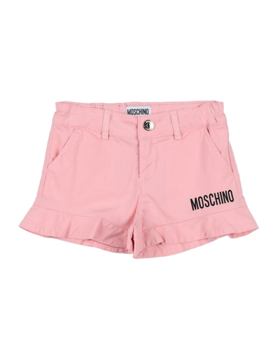 Moschino Kid Toddler Girl Shorts & Bermuda Shorts Salmon Pink Size 6 Cotton, Elastane