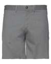 Minimum Man Shorts & Bermuda Shorts Grey Size 34 Wool, Polyester, Elastane
