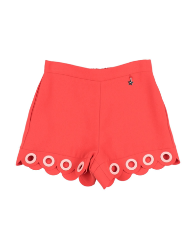 Elisabetta Franchi Kids' Shorts & Bermuda Shorts In Red