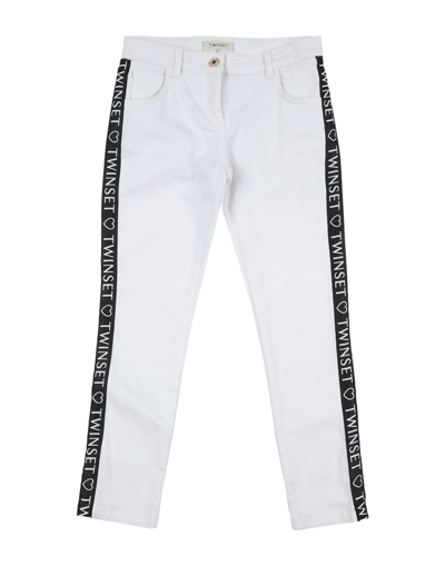 Twinset Kids' Jeans In White
